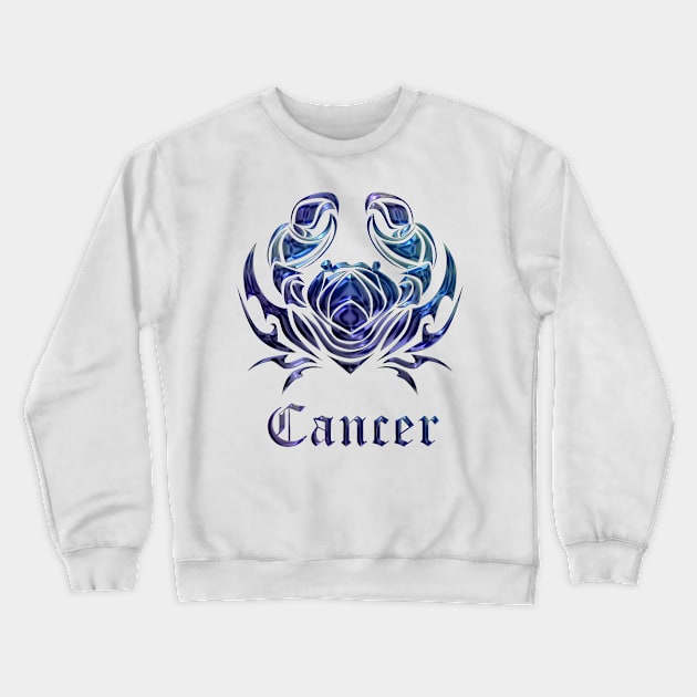 zodiac cancer Crewneck Sweatshirt by INDONESIA68